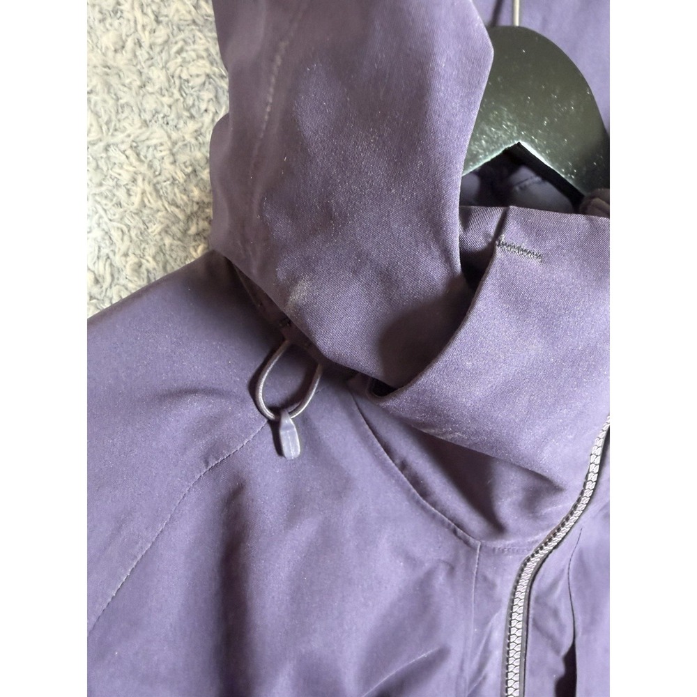 The North Face Women's L Purple Hooded Ski Jacket Gore-Tex Insulated Primaloft - Picture 12 of 15